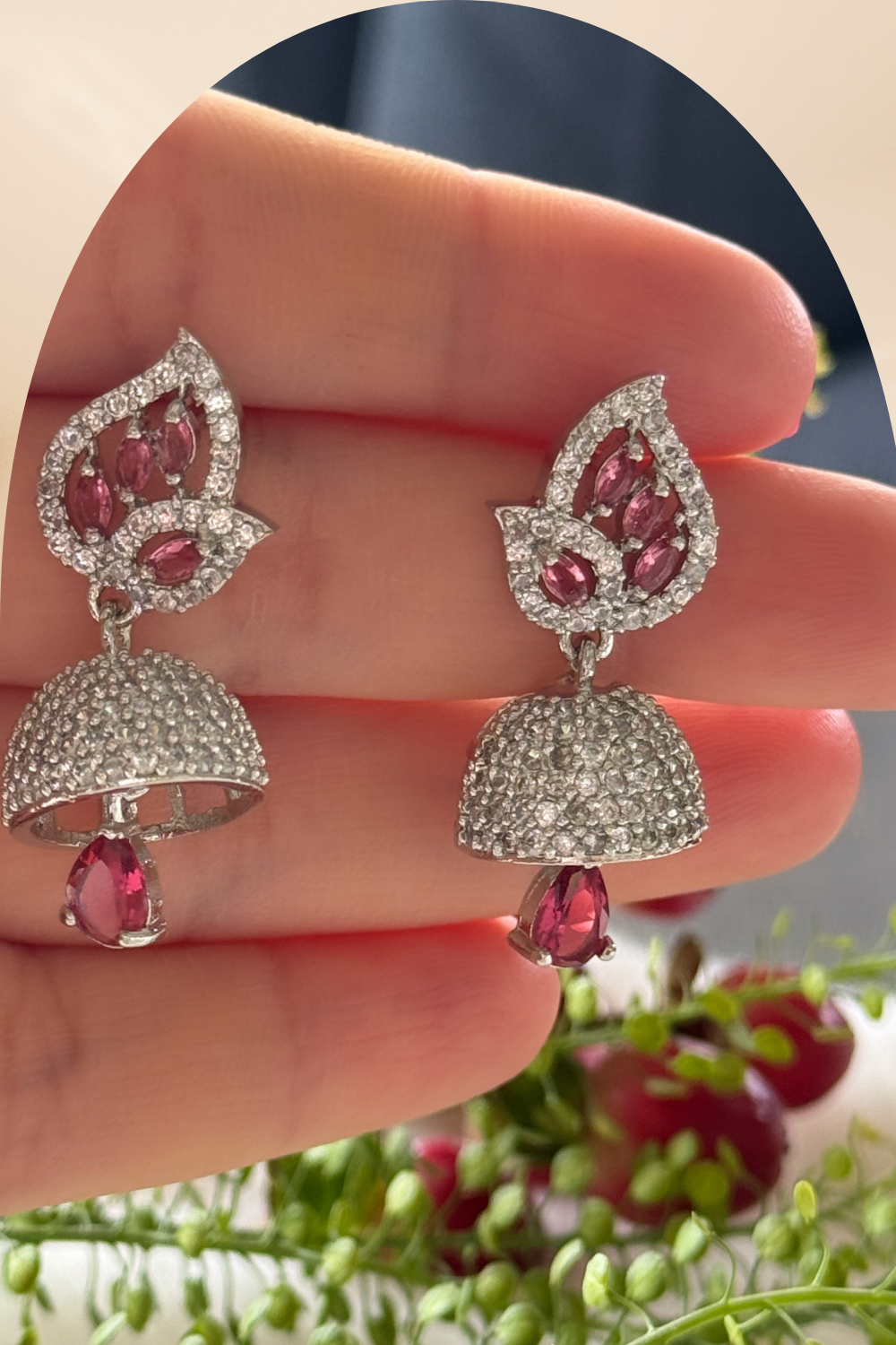 Elegant Bucket Baali Earrings